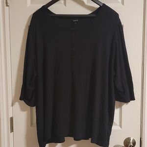 Torrid Black Long Sleeve Tee